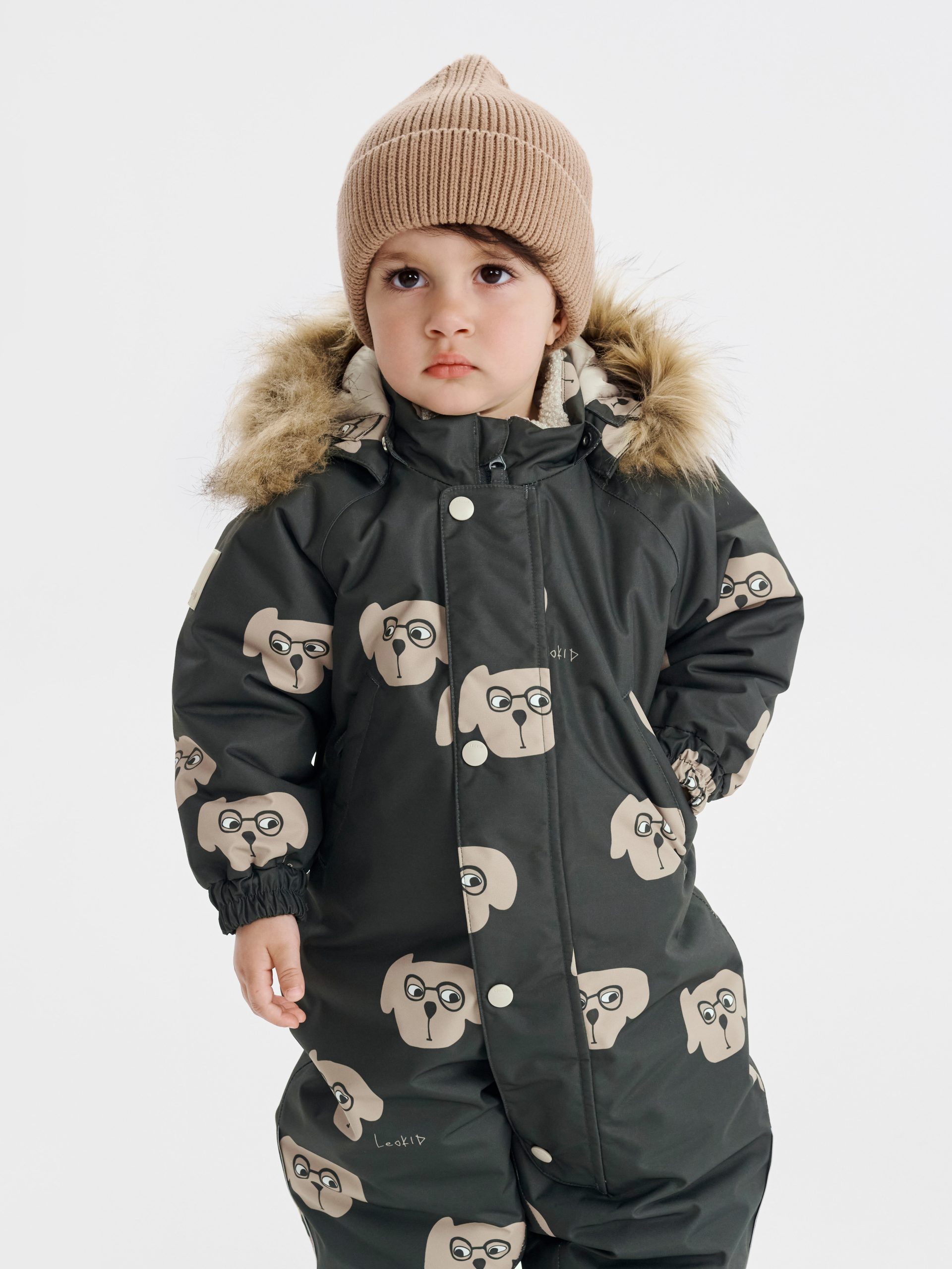 Costum de iarnă Hero Charcoal Puppy - imagine 3