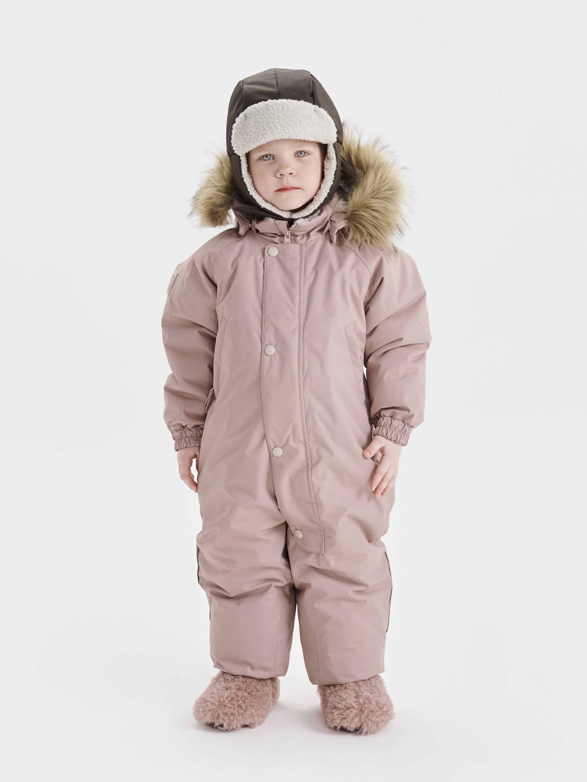 Costum de iarnă Hero Pink Bloom - imagine 19